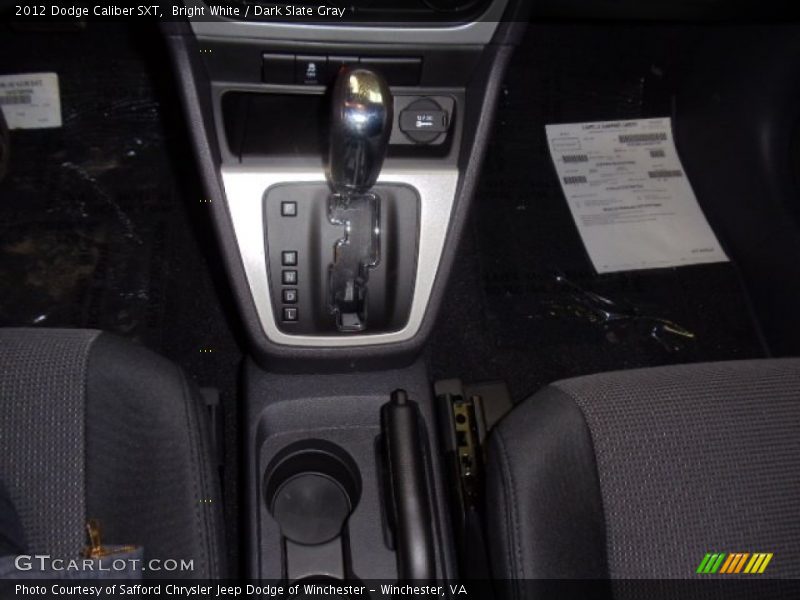 Bright White / Dark Slate Gray 2012 Dodge Caliber SXT