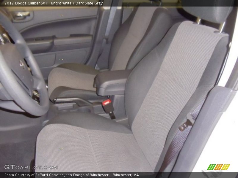 Bright White / Dark Slate Gray 2012 Dodge Caliber SXT