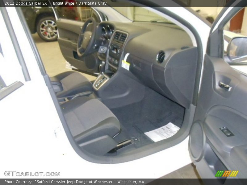 Bright White / Dark Slate Gray 2012 Dodge Caliber SXT