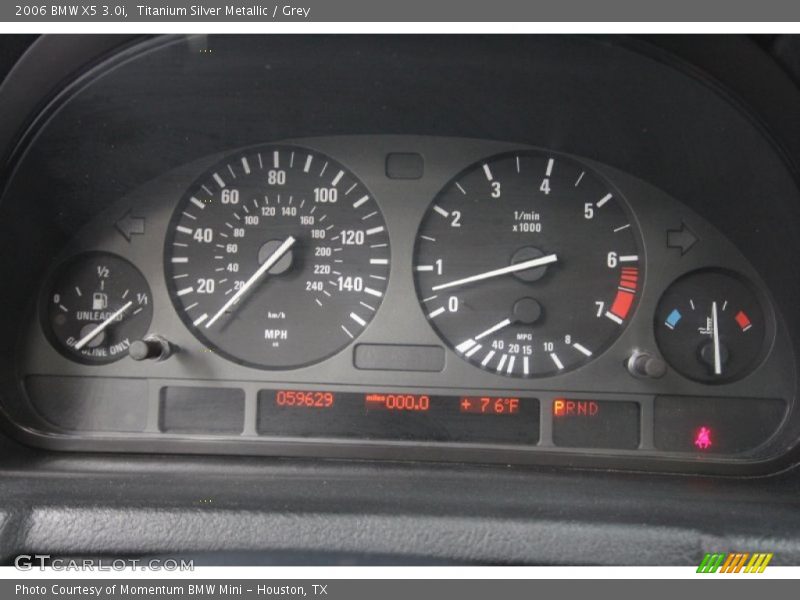  2006 X5 3.0i 3.0i Gauges