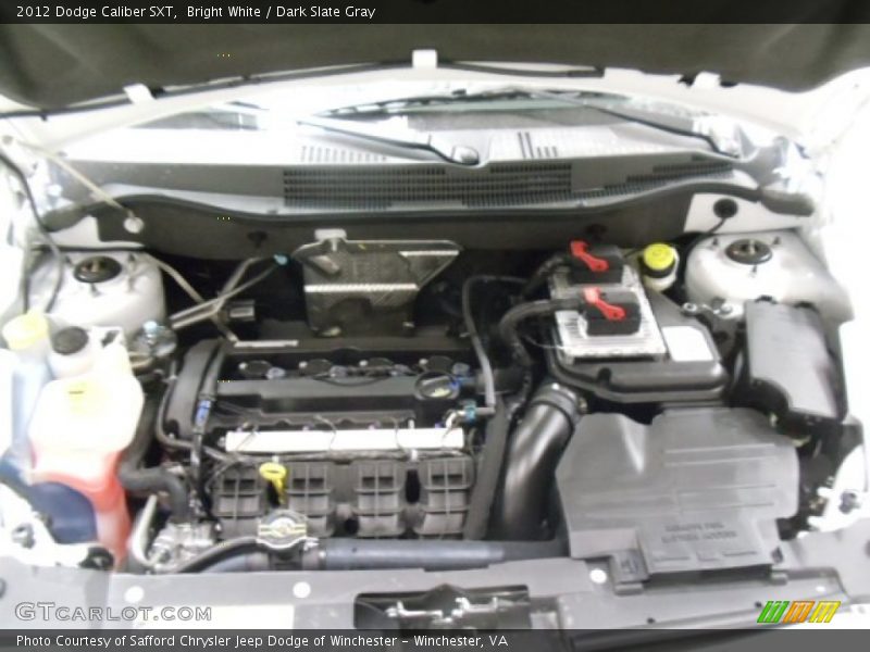 Bright White / Dark Slate Gray 2012 Dodge Caliber SXT