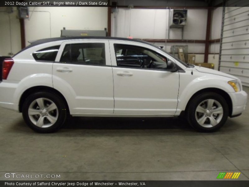 Bright White / Dark Slate Gray 2012 Dodge Caliber SXT