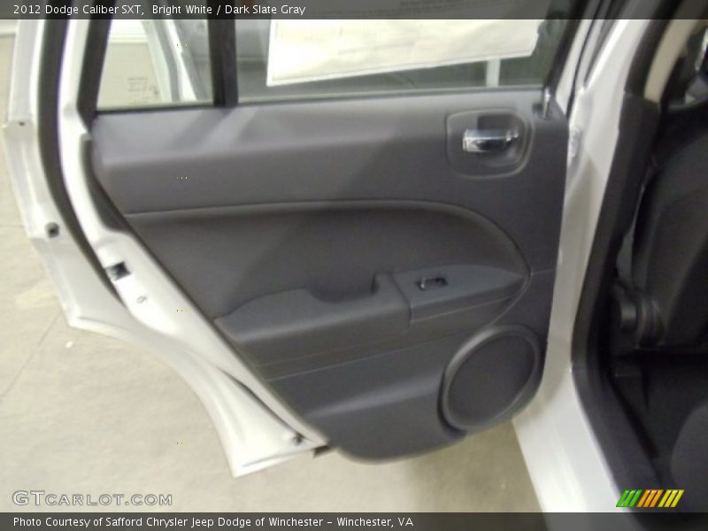 Bright White / Dark Slate Gray 2012 Dodge Caliber SXT