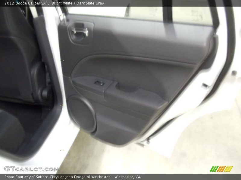 Bright White / Dark Slate Gray 2012 Dodge Caliber SXT