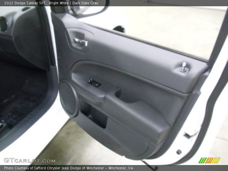Bright White / Dark Slate Gray 2012 Dodge Caliber SXT