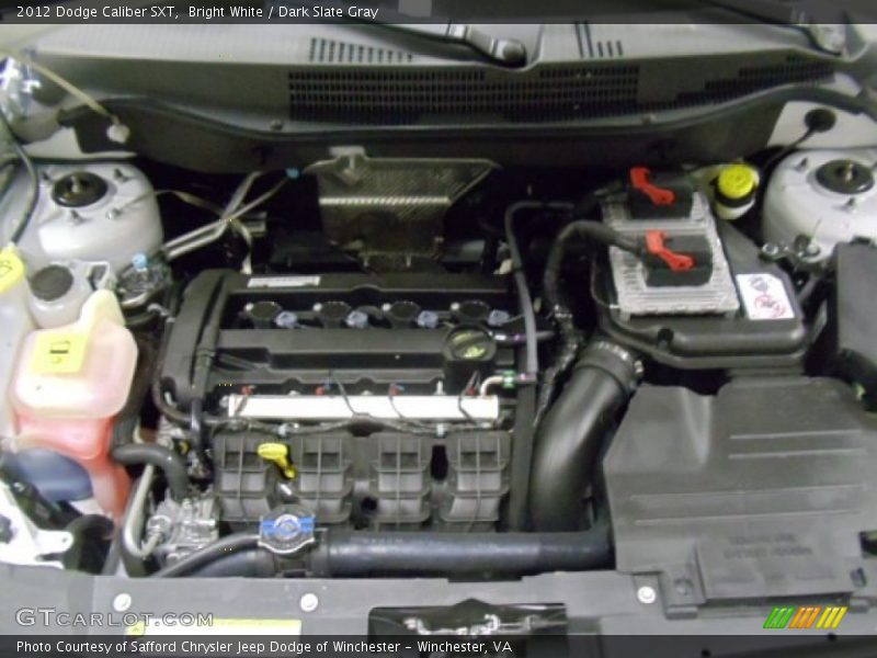 Bright White / Dark Slate Gray 2012 Dodge Caliber SXT