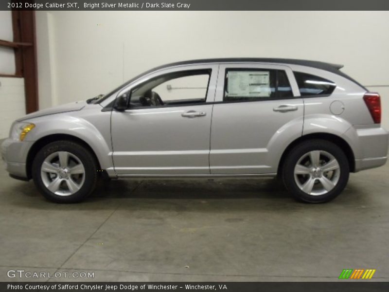 Bright Silver Metallic / Dark Slate Gray 2012 Dodge Caliber SXT