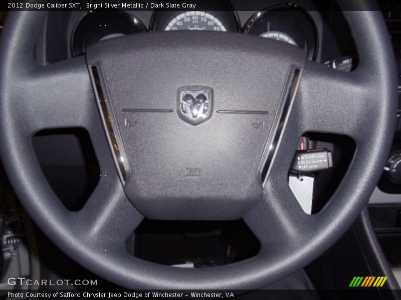 Bright Silver Metallic / Dark Slate Gray 2012 Dodge Caliber SXT