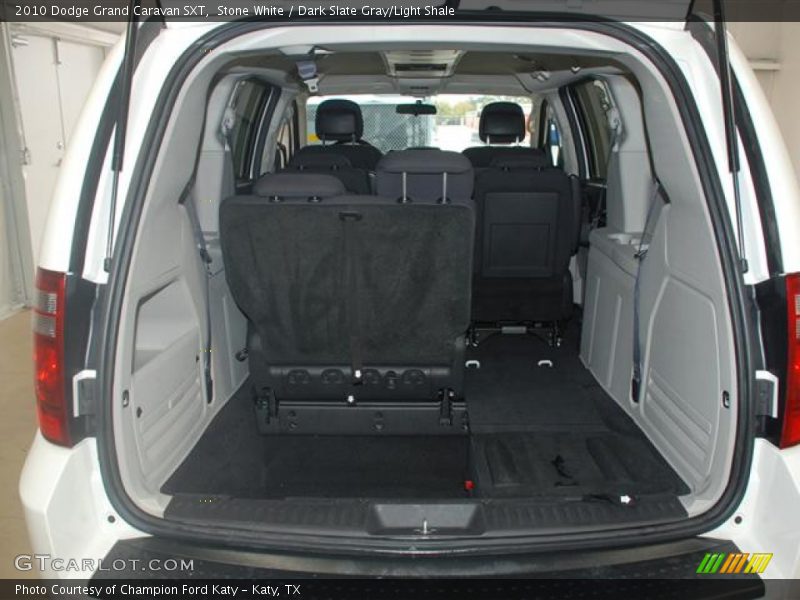 Stone White / Dark Slate Gray/Light Shale 2010 Dodge Grand Caravan SXT