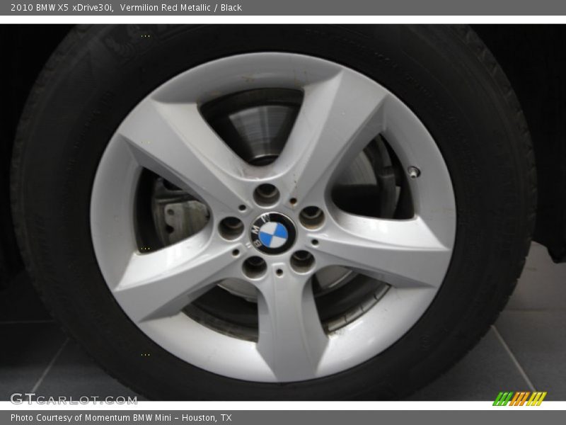 Vermilion Red Metallic / Black 2010 BMW X5 xDrive30i