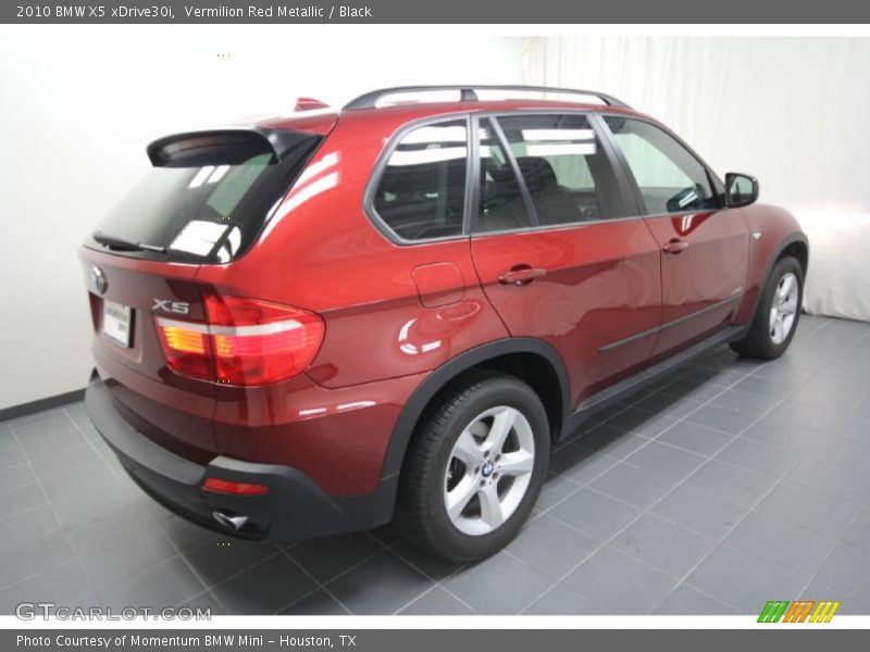 Vermilion Red Metallic / Black 2010 BMW X5 xDrive30i
