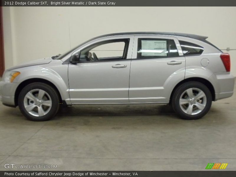 Bright Silver Metallic / Dark Slate Gray 2012 Dodge Caliber SXT