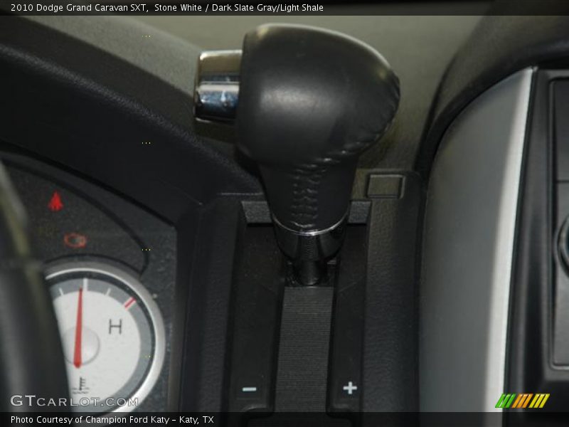 Stone White / Dark Slate Gray/Light Shale 2010 Dodge Grand Caravan SXT