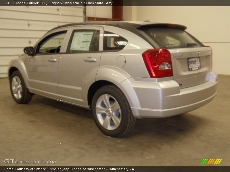 Bright Silver Metallic / Dark Slate Gray 2012 Dodge Caliber SXT