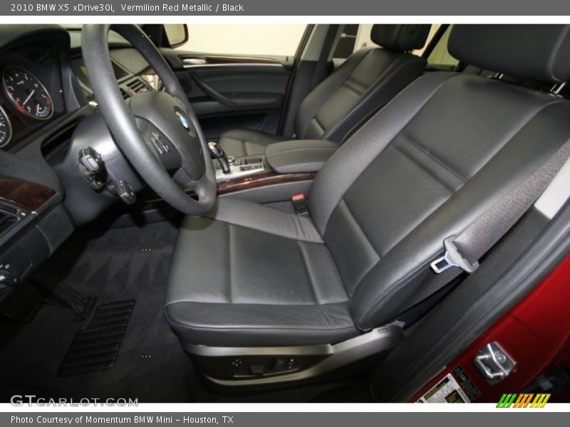 Vermilion Red Metallic / Black 2010 BMW X5 xDrive30i