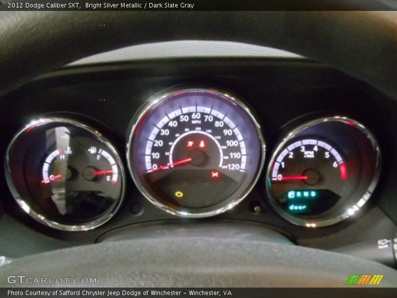 Bright Silver Metallic / Dark Slate Gray 2012 Dodge Caliber SXT