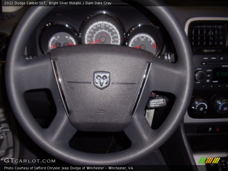 Bright Silver Metallic / Dark Slate Gray 2012 Dodge Caliber SXT