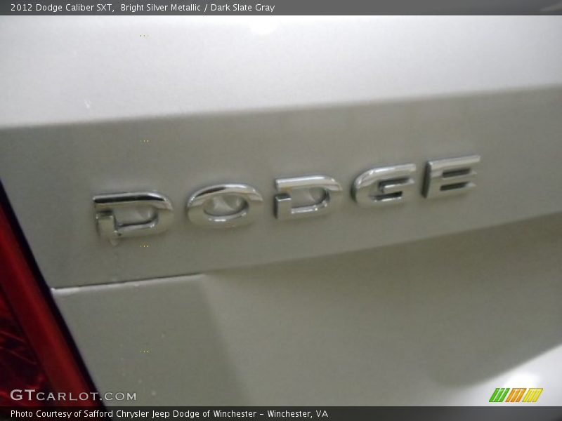 Bright Silver Metallic / Dark Slate Gray 2012 Dodge Caliber SXT