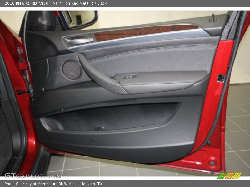 Vermilion Red Metallic / Black 2010 BMW X5 xDrive30i