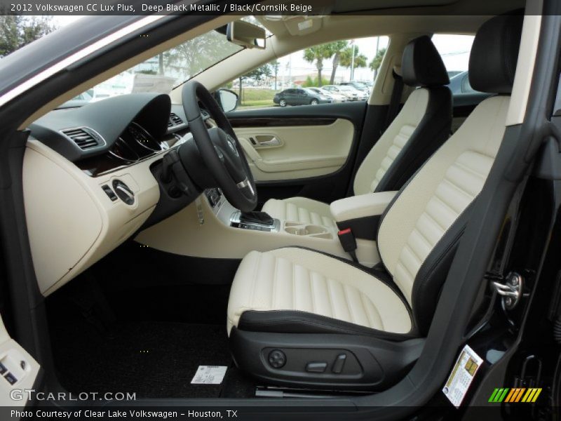  2012 CC Lux Plus Black/Cornsilk Beige Interior