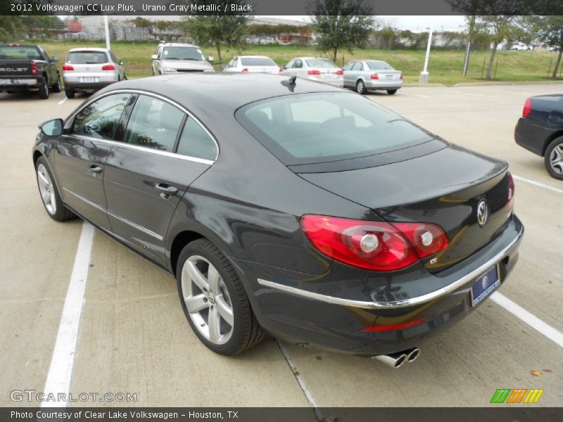 Urano Gray Metallic / Black 2012 Volkswagen CC Lux Plus