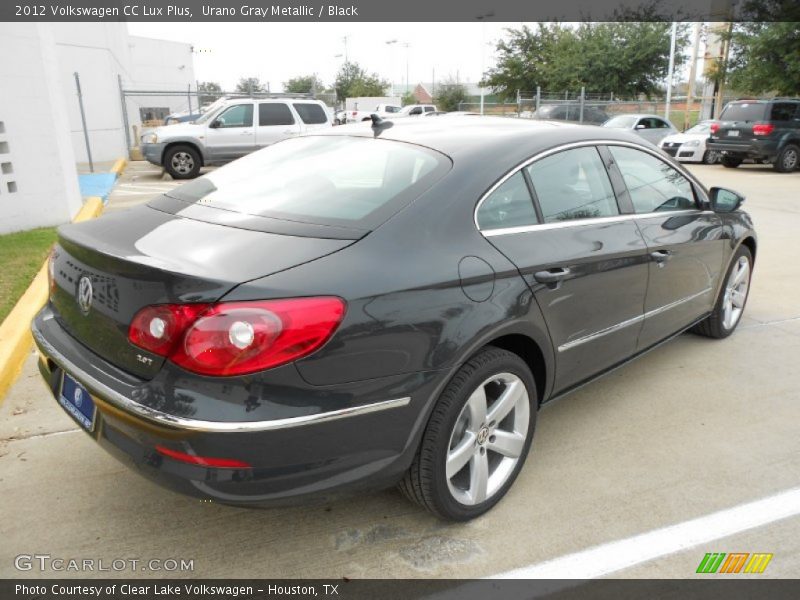 Urano Gray Metallic / Black 2012 Volkswagen CC Lux Plus