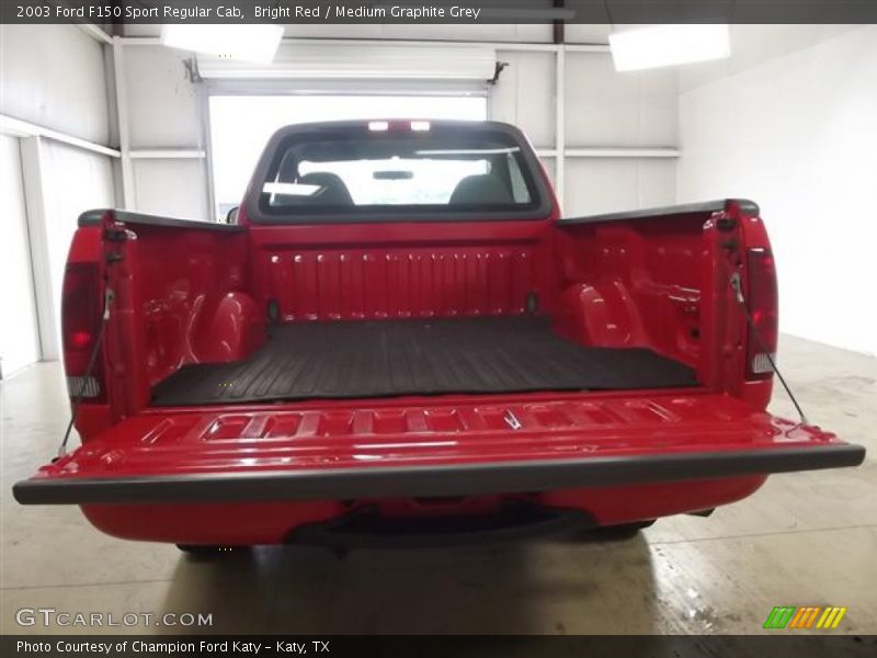 Bright Red / Medium Graphite Grey 2003 Ford F150 Sport Regular Cab