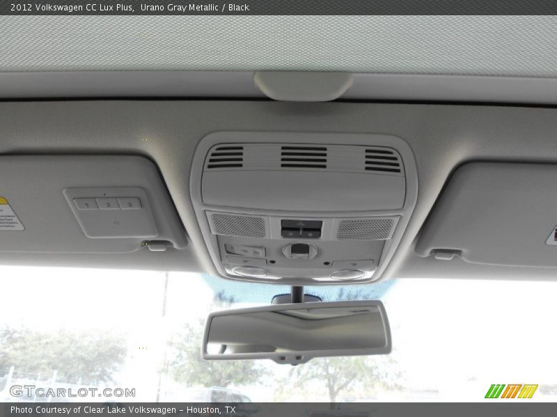 Urano Gray Metallic / Black 2012 Volkswagen CC Lux Plus