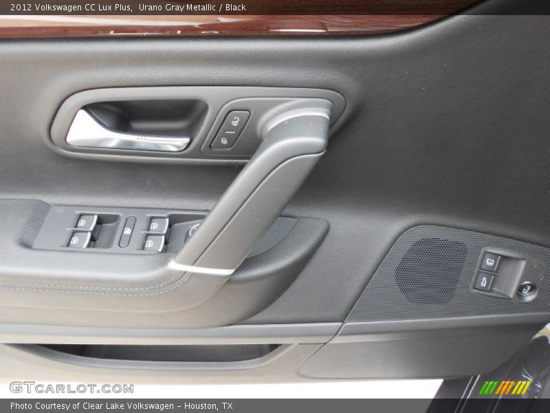 Urano Gray Metallic / Black 2012 Volkswagen CC Lux Plus