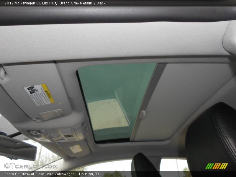 Urano Gray Metallic / Black 2012 Volkswagen CC Lux Plus