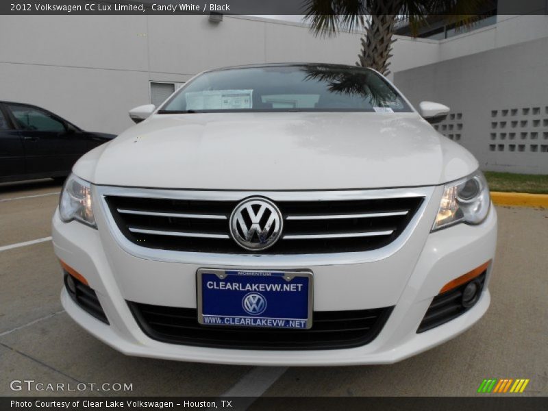 Candy White / Black 2012 Volkswagen CC Lux Limited