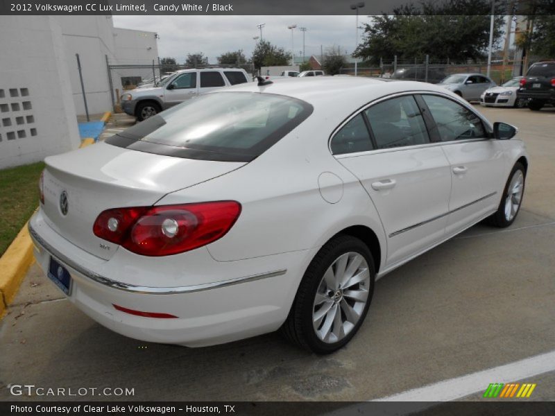 Candy White / Black 2012 Volkswagen CC Lux Limited
