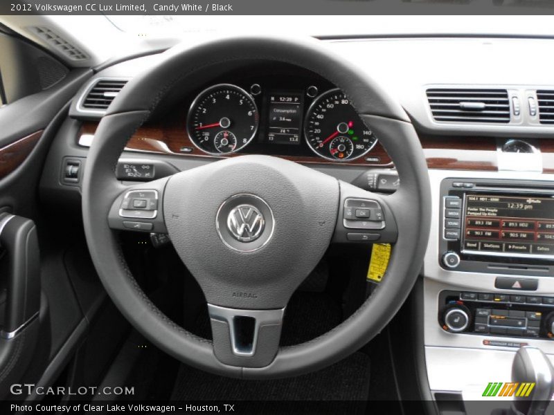  2012 CC Lux Limited Steering Wheel