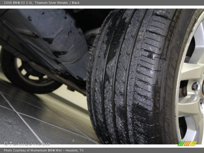 Titanium Silver Metallic / Black 2006 BMW X3 3.0i