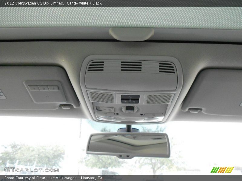 Candy White / Black 2012 Volkswagen CC Lux Limited