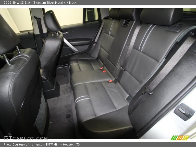 Titanium Silver Metallic / Black 2006 BMW X3 3.0i