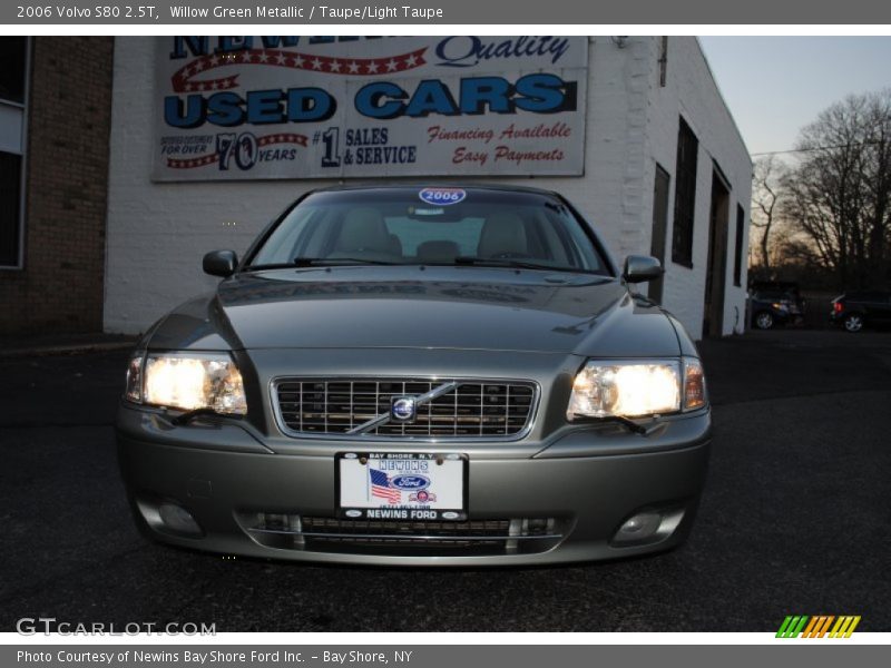 Willow Green Metallic / Taupe/Light Taupe 2006 Volvo S80 2.5T