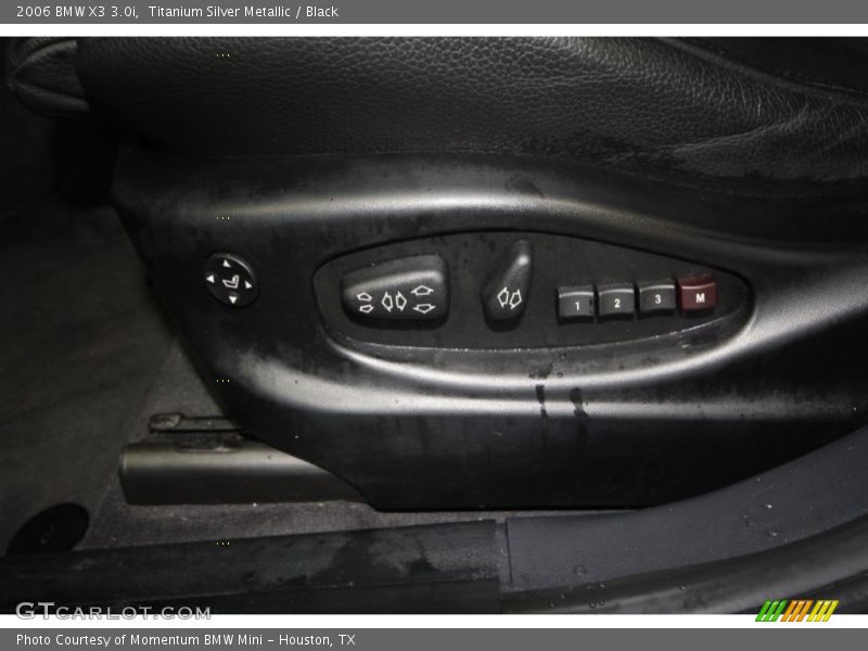 Titanium Silver Metallic / Black 2006 BMW X3 3.0i