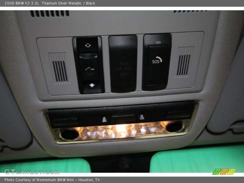 Titanium Silver Metallic / Black 2006 BMW X3 3.0i