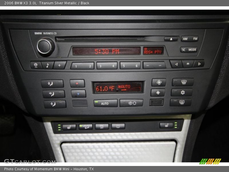 Titanium Silver Metallic / Black 2006 BMW X3 3.0i