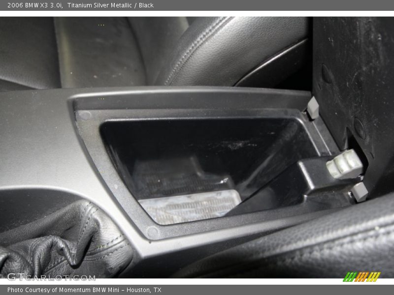 Titanium Silver Metallic / Black 2006 BMW X3 3.0i