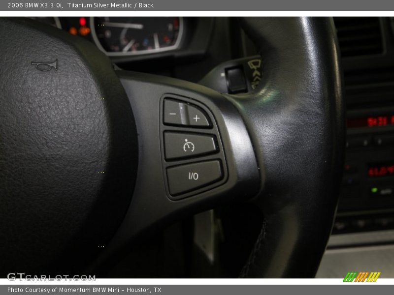 Titanium Silver Metallic / Black 2006 BMW X3 3.0i