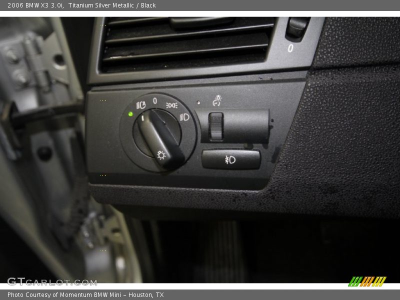 Titanium Silver Metallic / Black 2006 BMW X3 3.0i