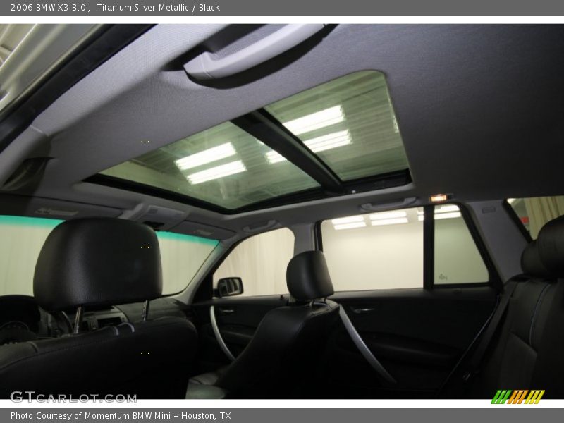 Titanium Silver Metallic / Black 2006 BMW X3 3.0i