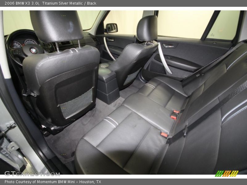 Titanium Silver Metallic / Black 2006 BMW X3 3.0i