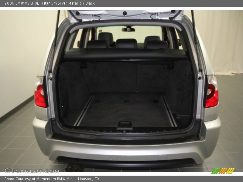 Titanium Silver Metallic / Black 2006 BMW X3 3.0i