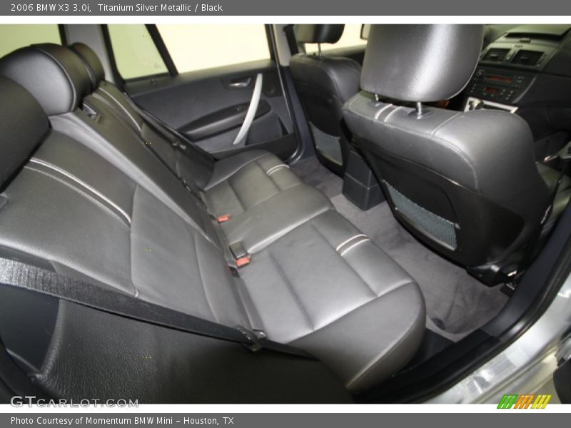 Titanium Silver Metallic / Black 2006 BMW X3 3.0i