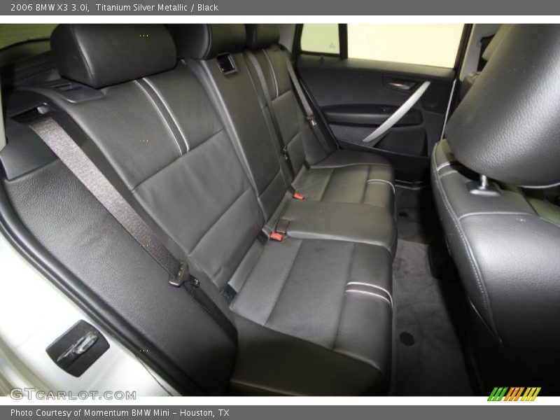 Titanium Silver Metallic / Black 2006 BMW X3 3.0i