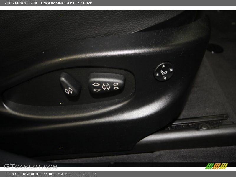 Titanium Silver Metallic / Black 2006 BMW X3 3.0i