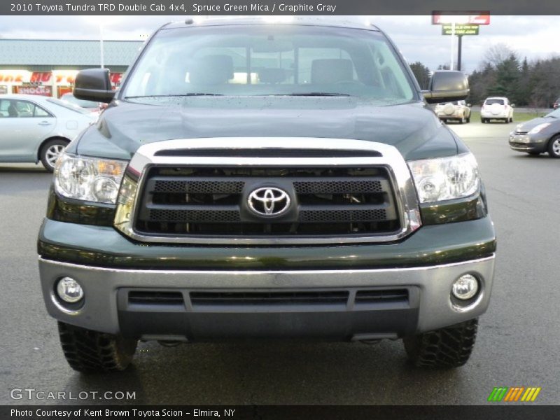 Spruce Green Mica / Graphite Gray 2010 Toyota Tundra TRD Double Cab 4x4